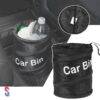 1Pc Black Car Trash Can Pack Bag Waterproof Trash car accessories Cleaning Tool New Arrivals Top Selling