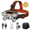 Built in 18650 Battery Headlamp USB Rechargeable Portabl Electronics Hot deals Top Selling