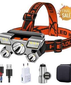 Built in 18650 Battery Headlamp USB Rechargeable Portabl Electronics Hot deals Top Selling